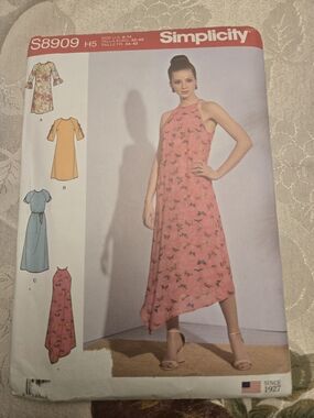 Simplicity S8909 H5 4  Dress Pattern Variations